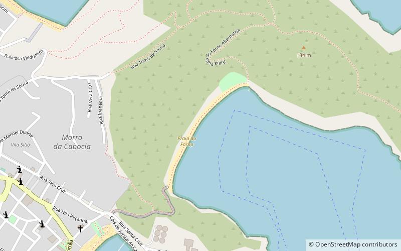 Praia do Forno location map