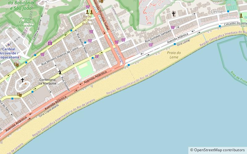 Copacabana Stadium location map