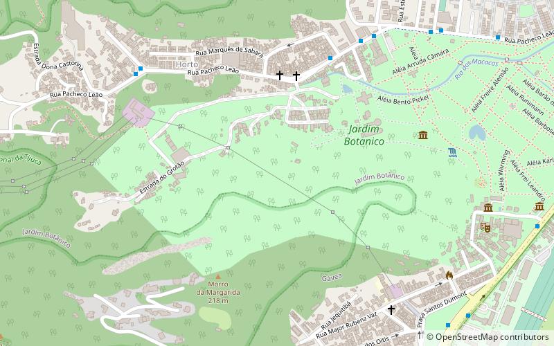 Jardín botánico de Río de Janeiro location map