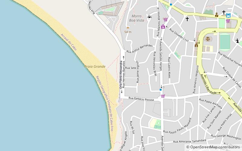 orla flavia alessandra arraial do cabo location map