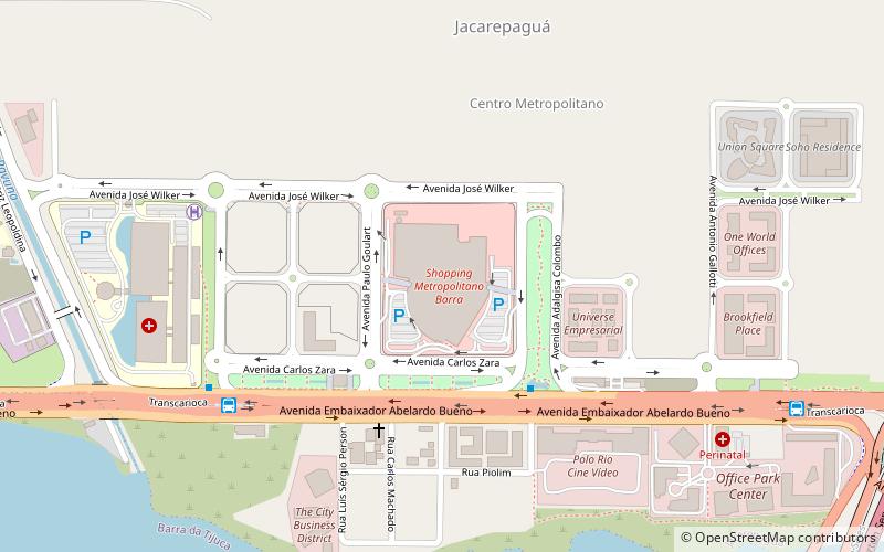 shopping metropolitano barra rio de janeiro location map