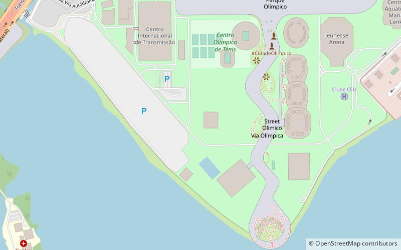 Centre olympique de tennis location map