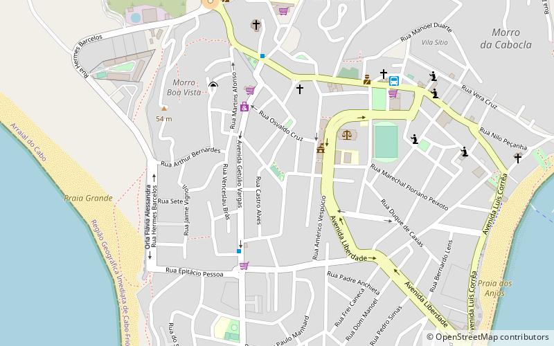 olivia vidal arraial do cabo location map