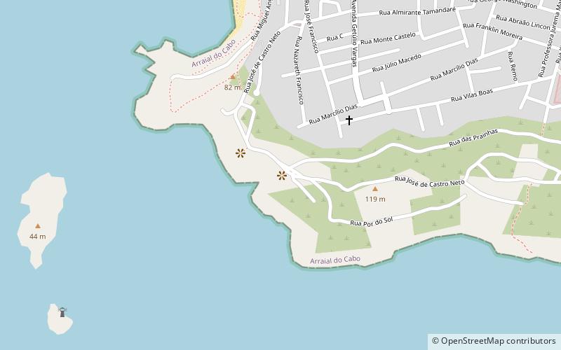 mirante arraial do cabo location map