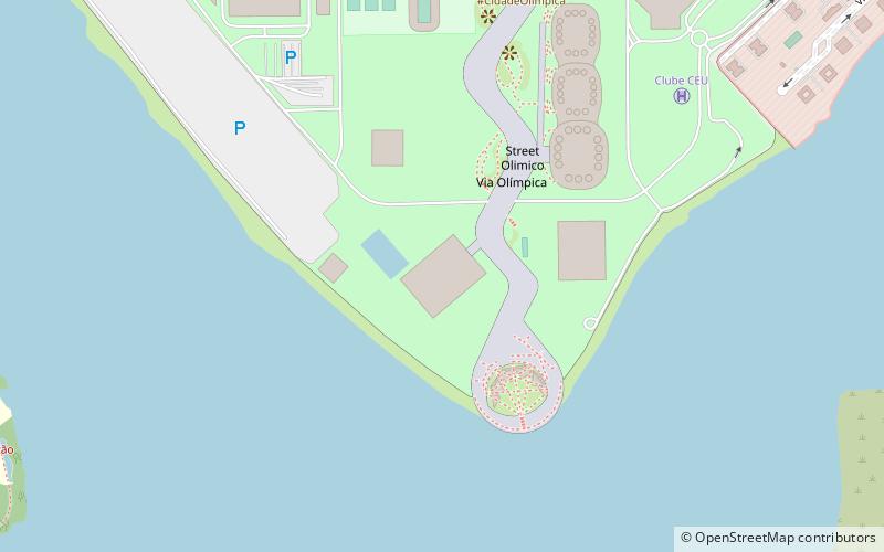 Olympic Aquatics Stadium location map