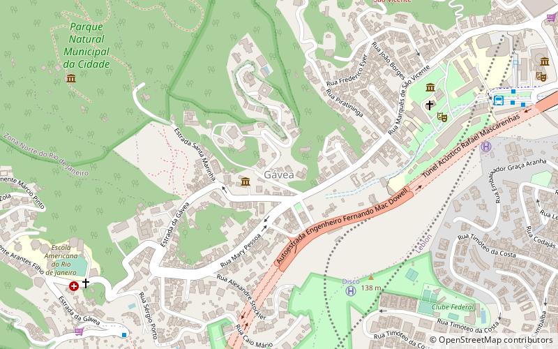 Gávea location map