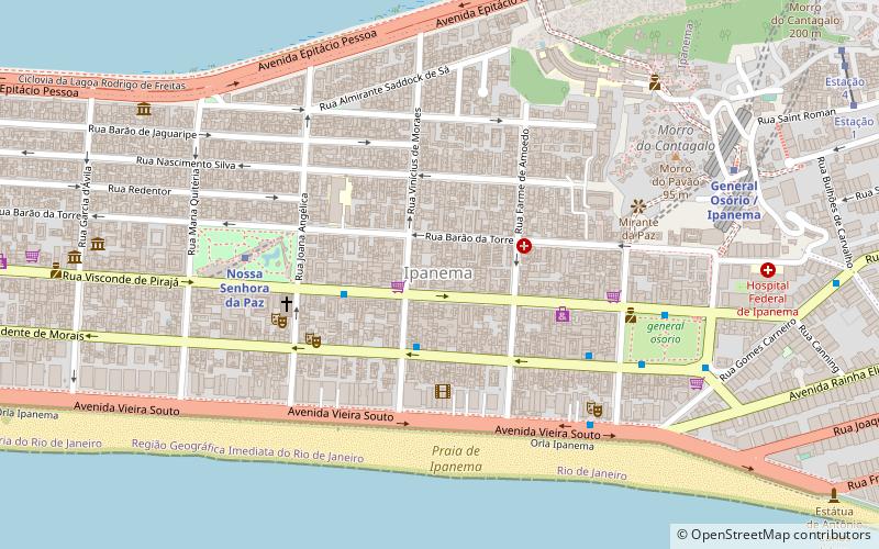 Ipanema location map