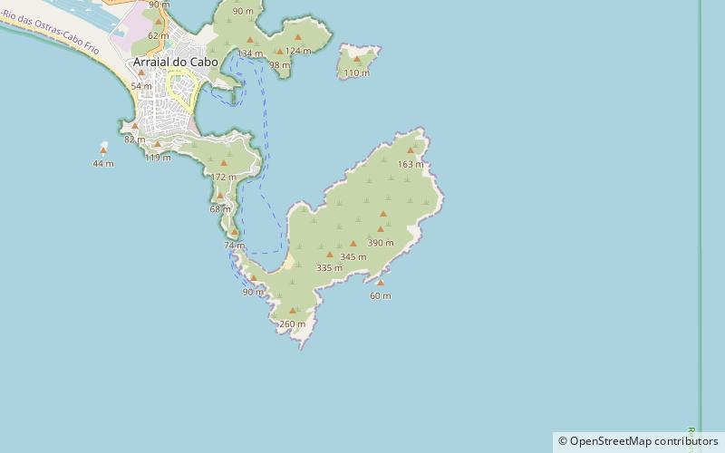 Ilha do Cabo Frio Biological Reserve location map