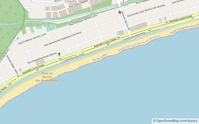 praia do recreio dos bandeirantes rio de janeiro location map