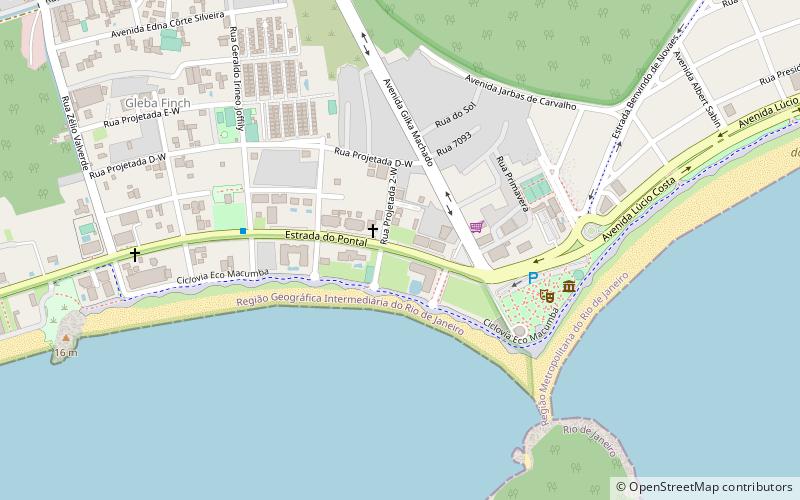 Pontal location map