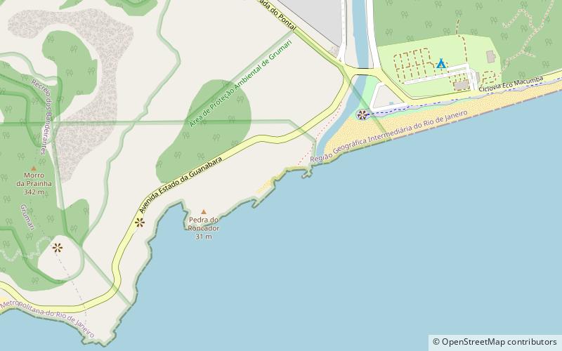 Praia do Secreto location map