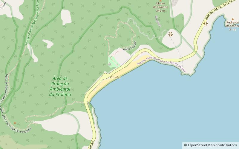 prainha rio de janeiro location map