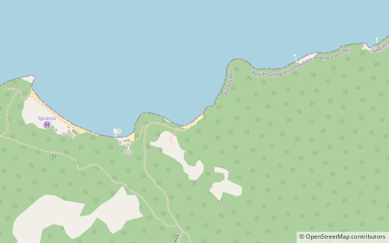 praia da feiticeira ilha grande location map