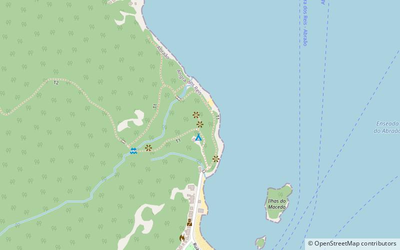 praia preta ilha grande location map