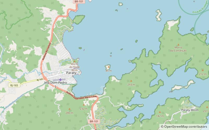 Paraty Bay location map