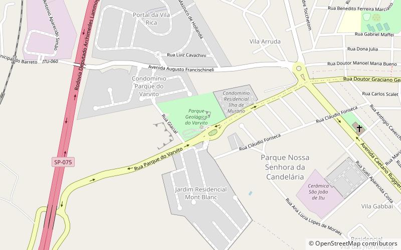 Parque do Varvito location map