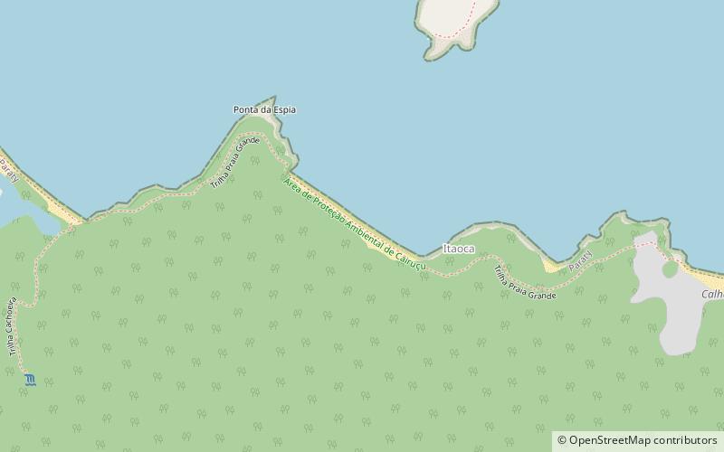 praia itaoca cairucu environmental protection area location map