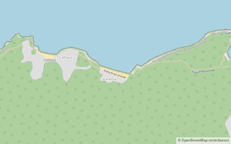 praia de itanema cairucu environmental protection area location map