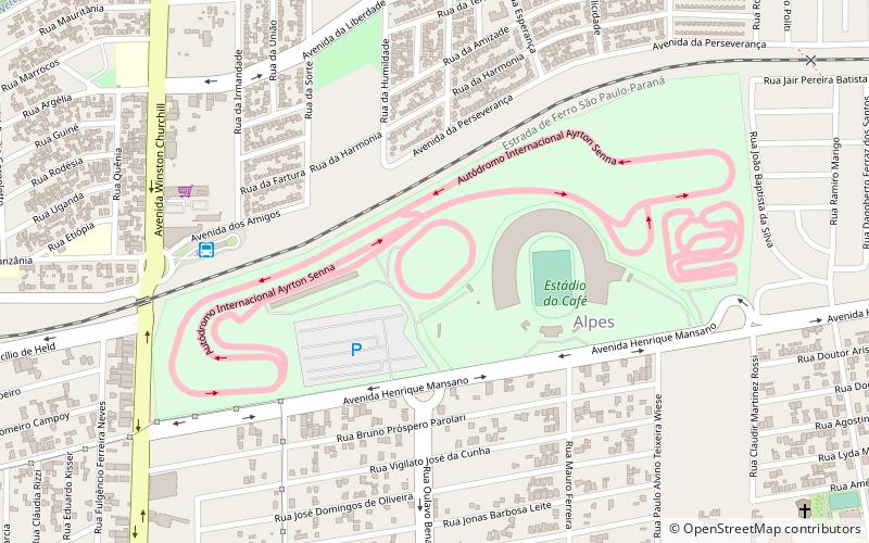 autodromo internacional ayrton senna londrina location map