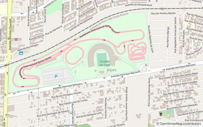 Stade municipal du Café location map