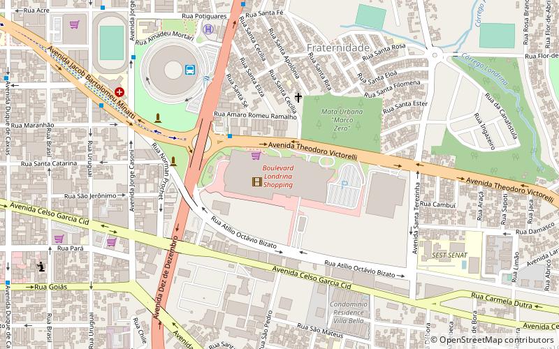 boulevard londrina shopping location map