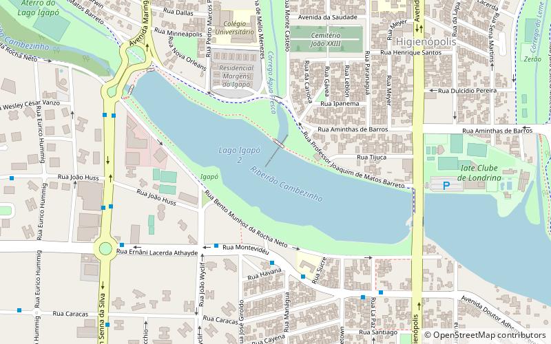 lake igapo park londrina location map