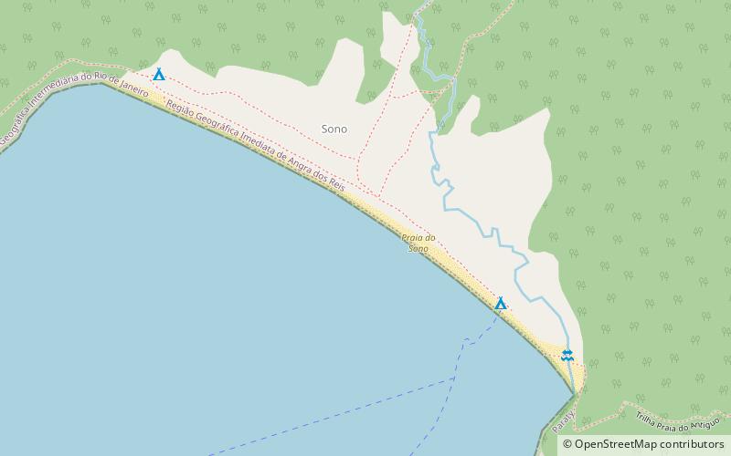 praia do sono paraty location map