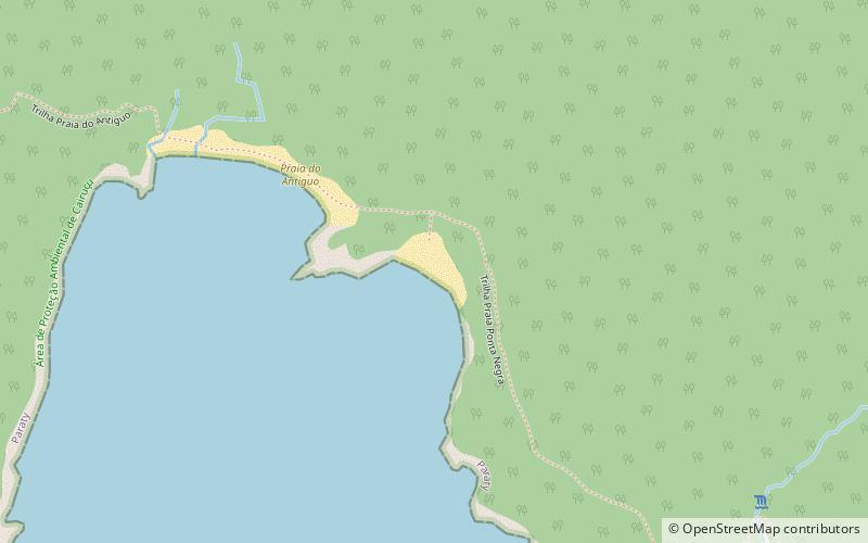 praia antiguinho cairucu environmental protection area location map