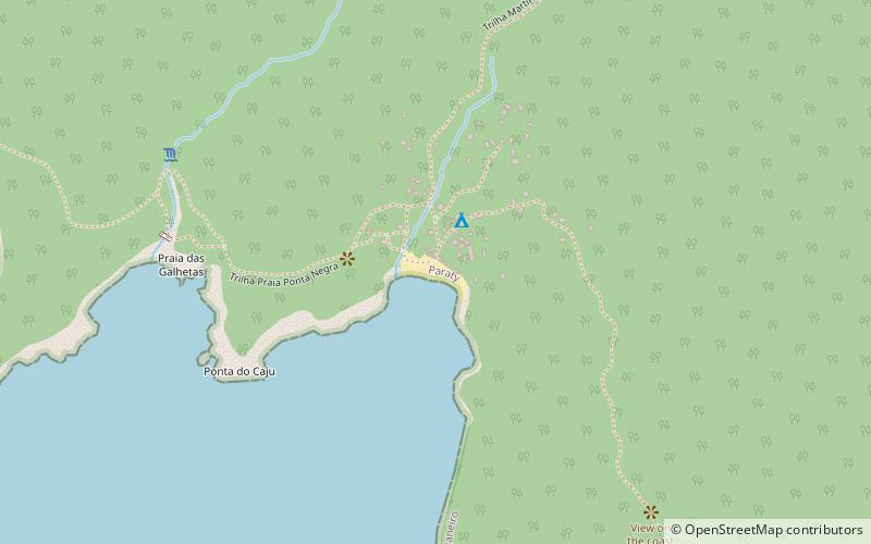 praia de ponta negra cairucu environmental protection area location map