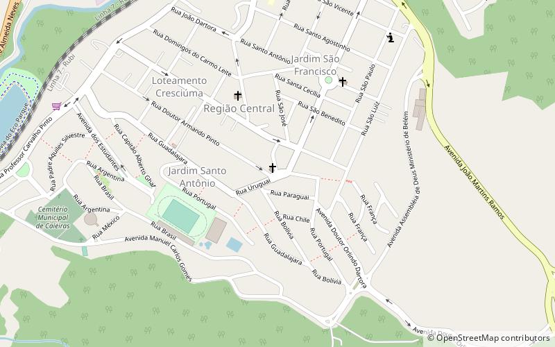 Caieiras location map