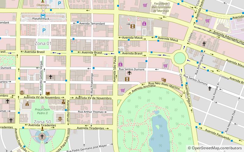 maringa park shopping center location map