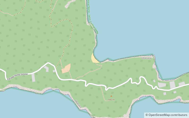 cedro ubatuba location map
