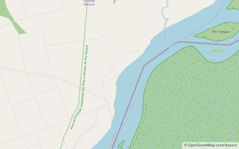praia da amizade rio ivinhema state park location map