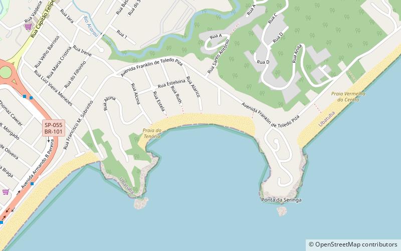 praia do tenorio ubatuba location map
