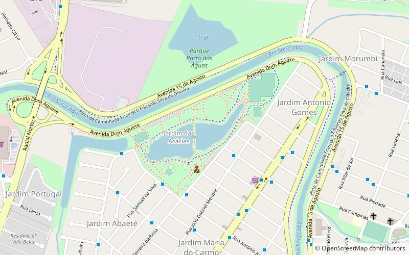parque das aguas sorocaba location map