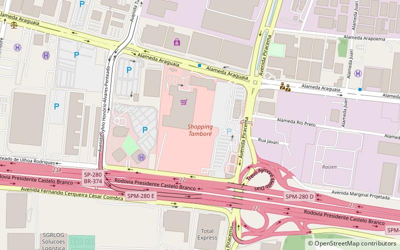shopping tambore barueri location map