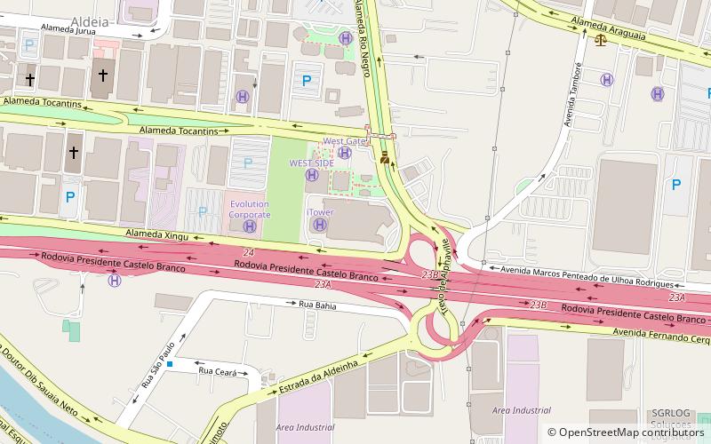 Iguatemi Alphaville‎ location map