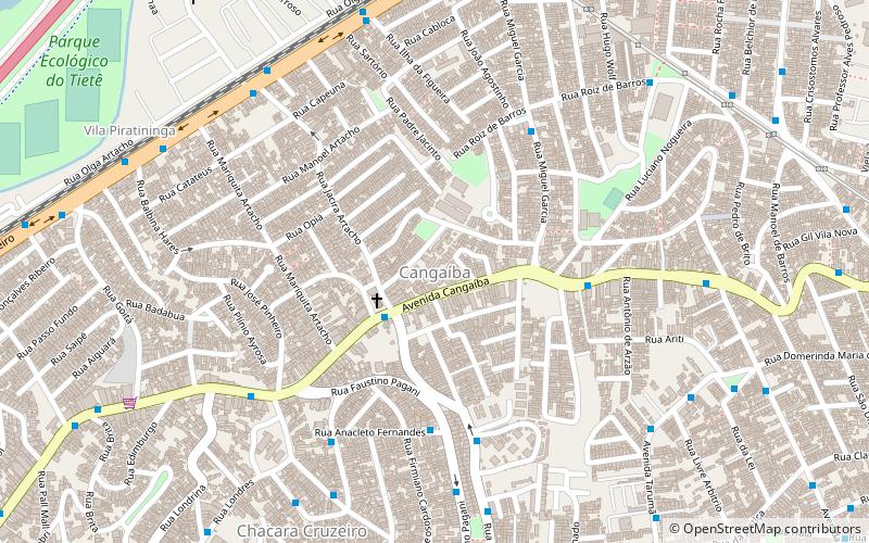 cangaiba sao paulo location map