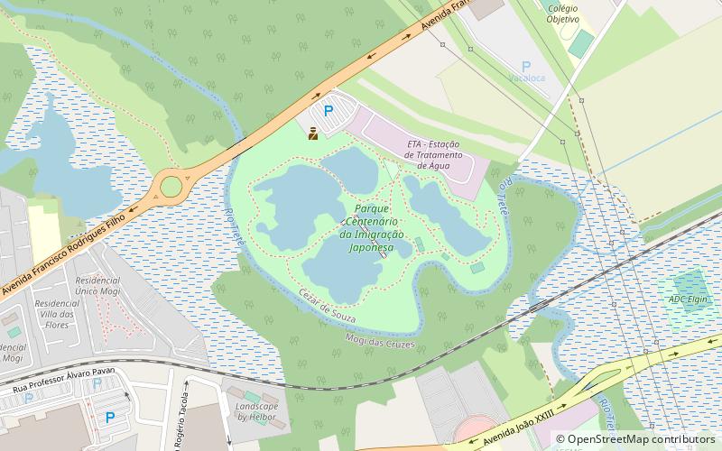 centennial park of japanese immigration mogi das cruzes location map