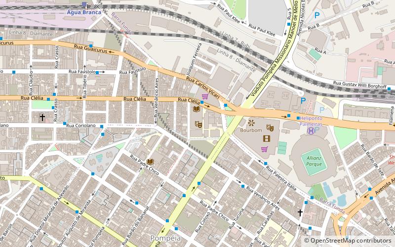 sesc pompeia sao paulo location map