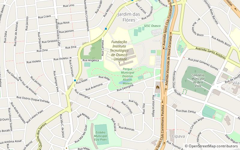 dionisio alvares mateos municipal park osasco location map
