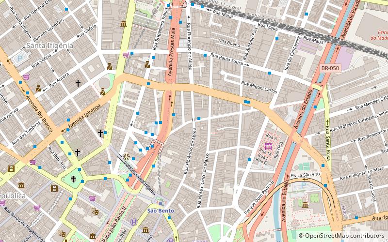 rua florencio de abreu sao paulo location map