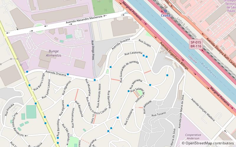 Jaguaré location map