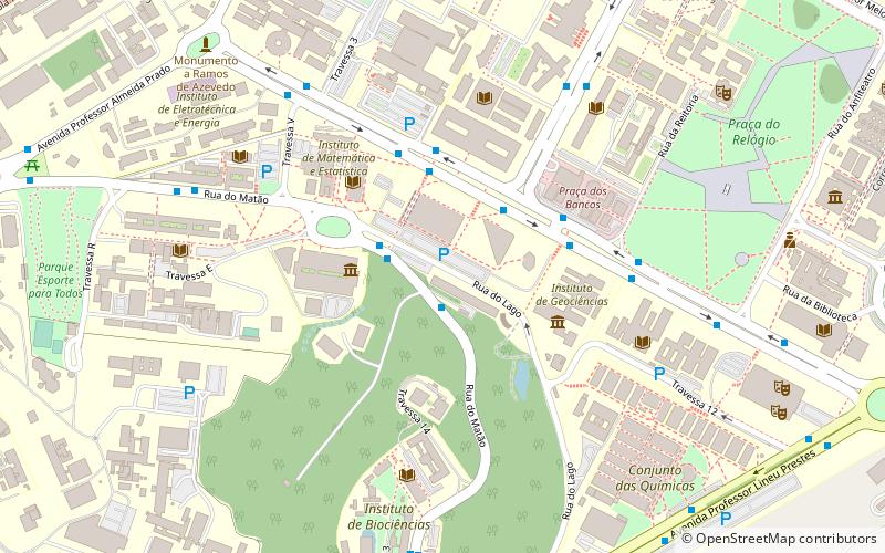 Université de São Paulo location map