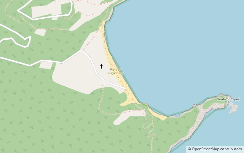 praia da cacandoca ubatuba location map
