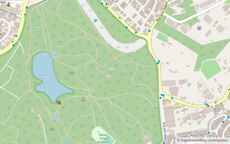 parque do carmo sao paulo location map
