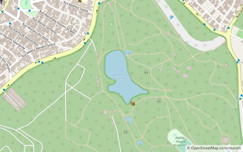lago parque do carmo sao paulo location map