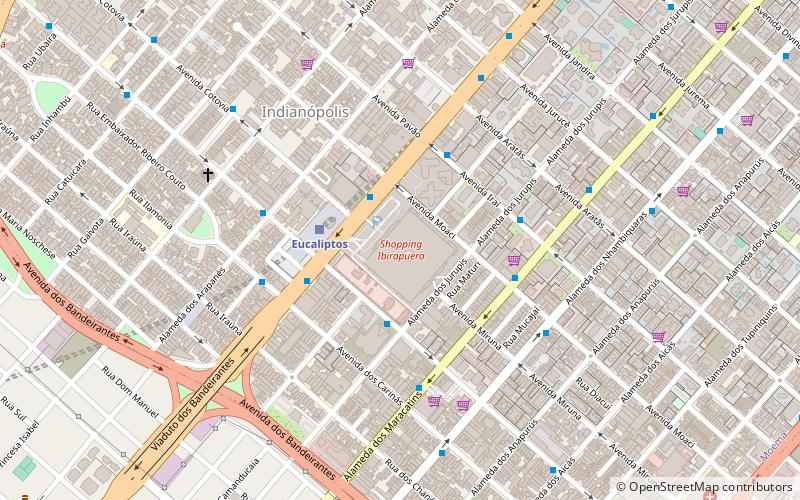 Shopping Ibirapuera location map