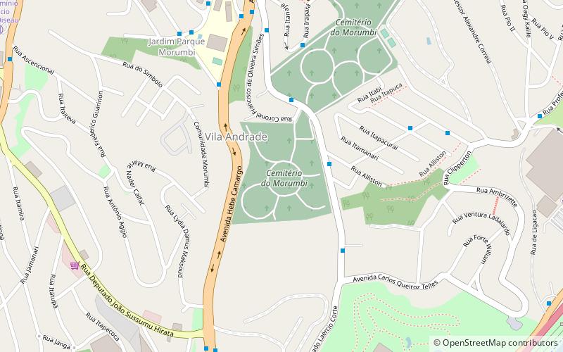 Cemitério do Morumbi location map