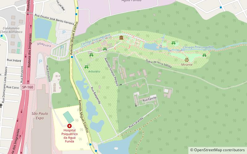 Botanical Garden of São Paulo location map